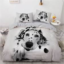 3d Bedding Sets Pets Dog White Duvet