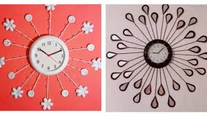 diy 2 beautiful clock decoration ideas