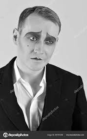 actor man with mime makeup mime