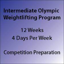 program 3121 olympic weightlifting