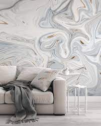 Abstract Painting White And Gray