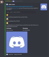 Welcomer is a multipurpose discord bot mainly known for the customisation of welcome images. Custom Embeds Yagpdb
