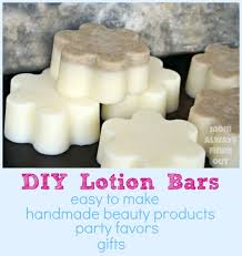 diy lotion bars with coconut oil