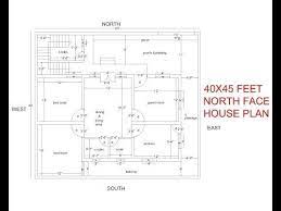 40x45 Feet North Facing House Plan
