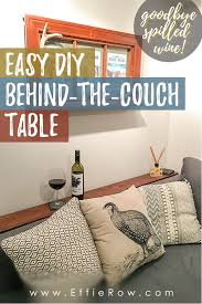 Easy Diy Behind The Couch Table Bye