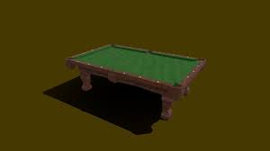 pool table 3d models sketchfab