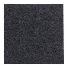 carpet tile black hard wearing rug diva