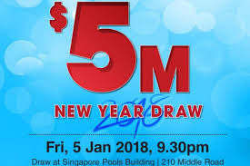 Customers should play our games just for a little flutter and it must not adversely affect their finances or lifestyle. Singapore Pools To Hold 5 Million New Year Toto Draw On Jan 5 Singapore News Top Stories The Straits Times