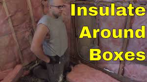 how to insulate around electrical bo