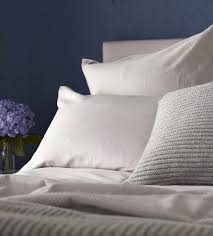 relaxed denim dove grey bed linen