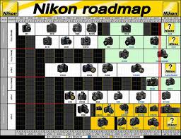 Flow Chart Showing All Nikon Dslrs Release Dates