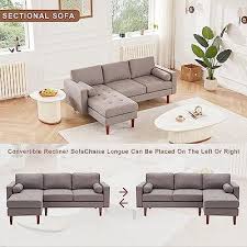 Tbfit 80 W Sectional Sofa Couch L