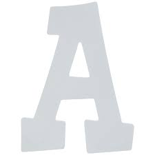 White Letter Wood Wall Decor A