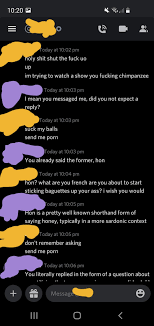 Being involved in a bdsm server on Discord has it's... 'quirks'. :  rcreepyPMs