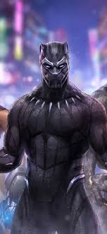 1125x2436 black panther marvel fight