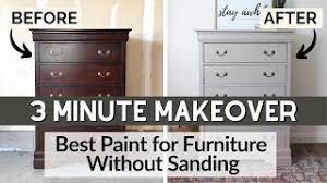 best paint for furniture without