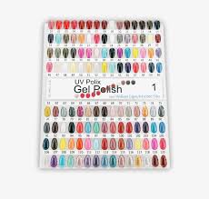 Uv Gel Polish Colour Chart Nail Polish Transparent Png