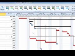 gantt chart ms project 2010 tutorial