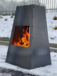 Chiminea Large Metal Log Burner Fire