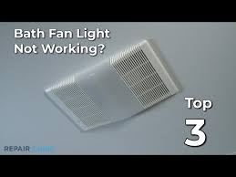 Nutone Bath Fan Bath Fan Light Is Not