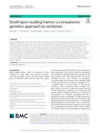 pdf small open reading frames a