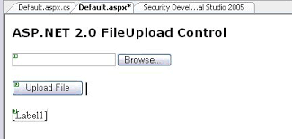 using asp net fileupload control