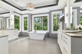 Bathrooms are excellent rooms for experimenting with striking color schemes. Bathroom Paint Colors With Beige Tile Designing Idea