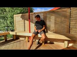 Diy Outdoor Bench With Trellis
