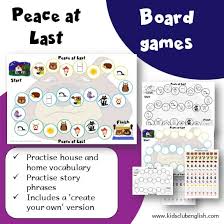 peace at last board games kids club