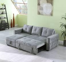 reversible sectional storage sofa bed