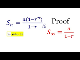 Proof Of The Geometric Series Formula
