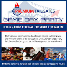 Premium Tailgate Game Day Party Philadelphia Eagles Vs New