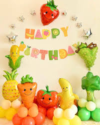 fruit theme birthday decoration set