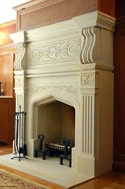Gothic Limestone Fireplace Mantel
