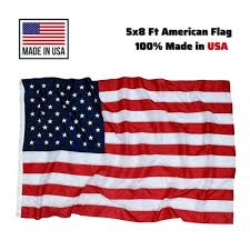 5x8 Ft American Flag Made In Usa