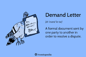 demand letter definition purposes