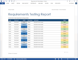New Software Testing Templates 50 Ms Word 40 Excel