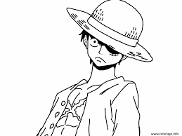 Coloriage One Piece Luffy By Alice Wani Dessin One Piece à imprimer