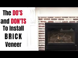 How To Install Brick Veneer The Do S