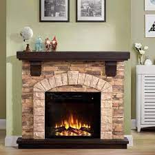 Freestanding Electric Fireplace In