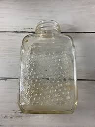 Honey Jar Embossed Honeycomb