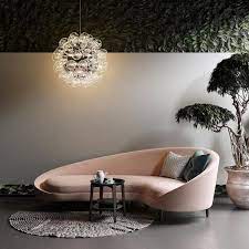 Pink And Organic Shaped Sofas Are The