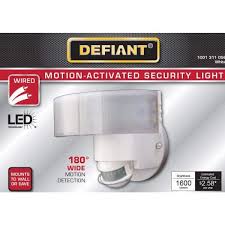 Defiant 180 Led Motion Sensor White