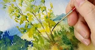Preparing For A Watercolor Painting