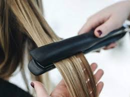 how to use a hair straightener at home