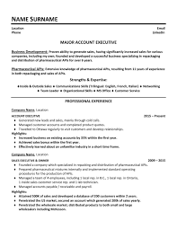 Account Executive Resume Careers Redesigned