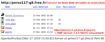 mail et sa page perso chez free fr