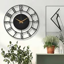 Metal Wall Clock For Living Room