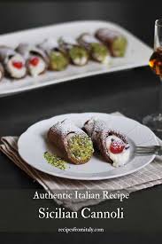 authentic italian cannoli recipe