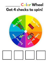Color Wheel Behavior Chart
